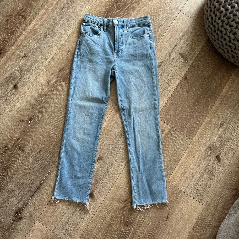 Madewell The Perfect Vintage Jean with distressed hem